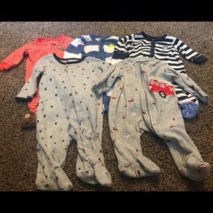 Carter’s Baby Boy Sleepers Lot